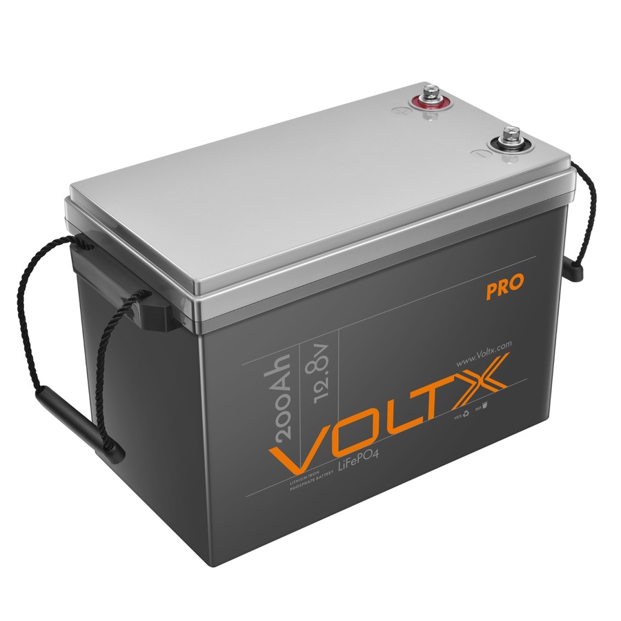 VoltX 12V Lithium Battery 200Ah + 200W Solar Panel