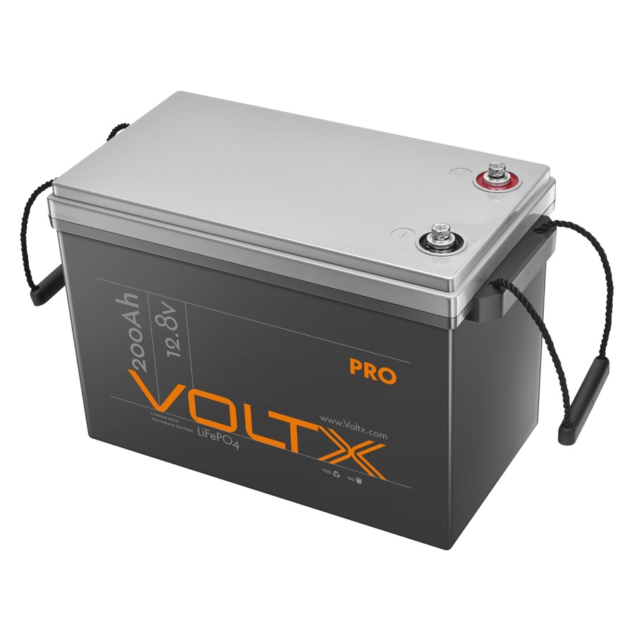 VoltX 12V Lithium Battery 200Ah + 200W Solar Panel