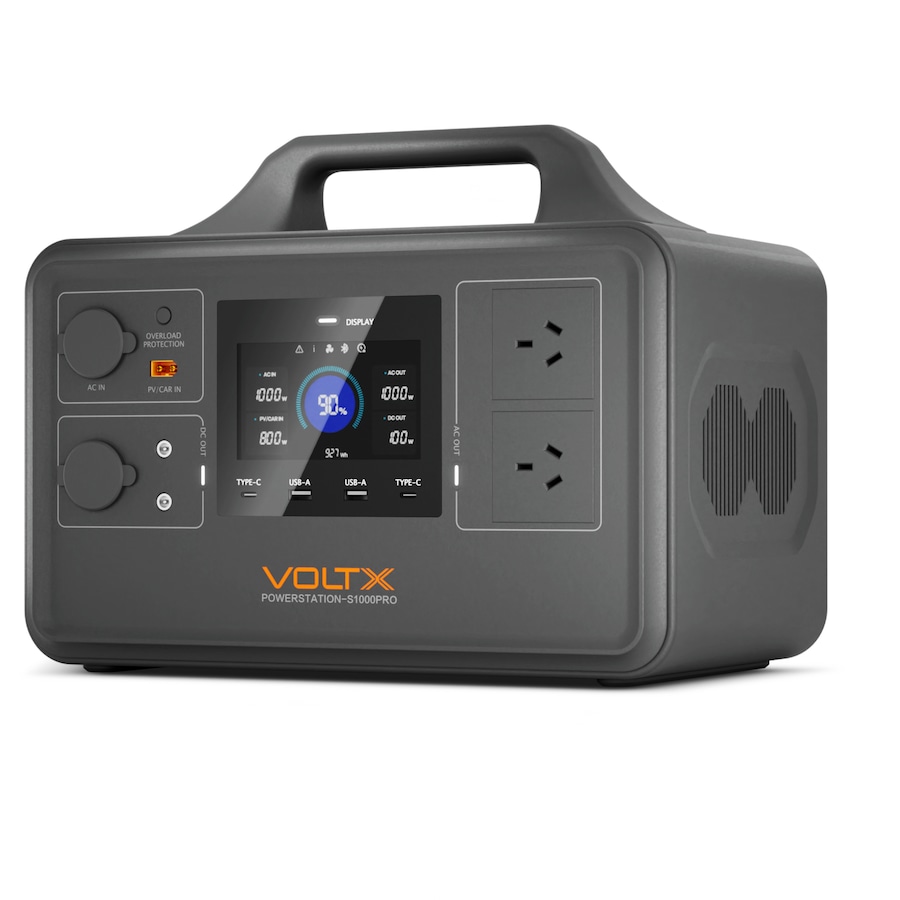 VoltX 1800W 1030Wh Power Station with 9 Outputs & MPPT Management