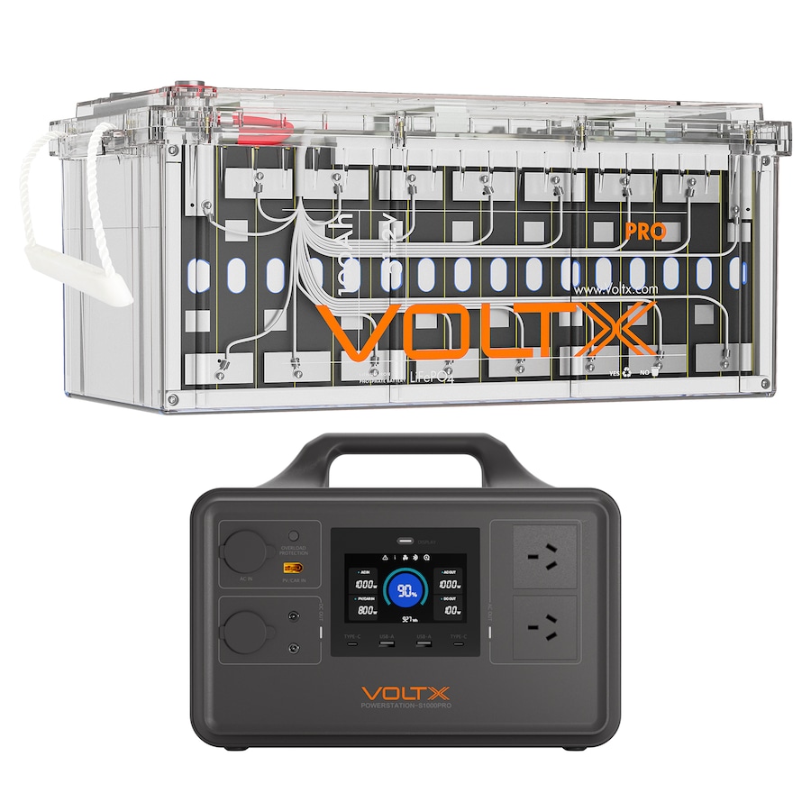 VoltX 48V 100Ah Lithium Battery + 1800W Power Station