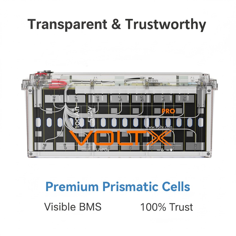 VoltX 48V 100Ah Lithium Battery + 1800W Power Station