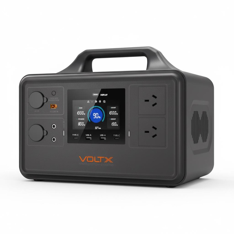 VoltX 1800W + 600W Portable Power Station Bundle – Solar Generator Kit for Home Backup, Camping, RV & Outdoor Emergency Power