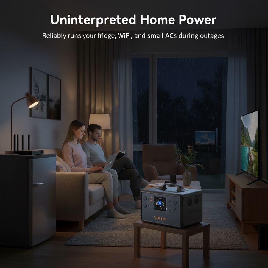 VoltX S2200Pro 2400W 2240Wh Fast-Charge Power Station – 1.25h Recharge, 11 Outputs, LiFePO4 Backup Power