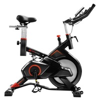 Workoutwiz 10kg Spin Bike Flywheel Commercial Indoor Workout With Bottle & Magnetic Resistance