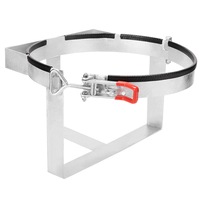 Lockable 9KG Gas Bottle Holder Galvanized for Trailer Camping Caravans 4WD