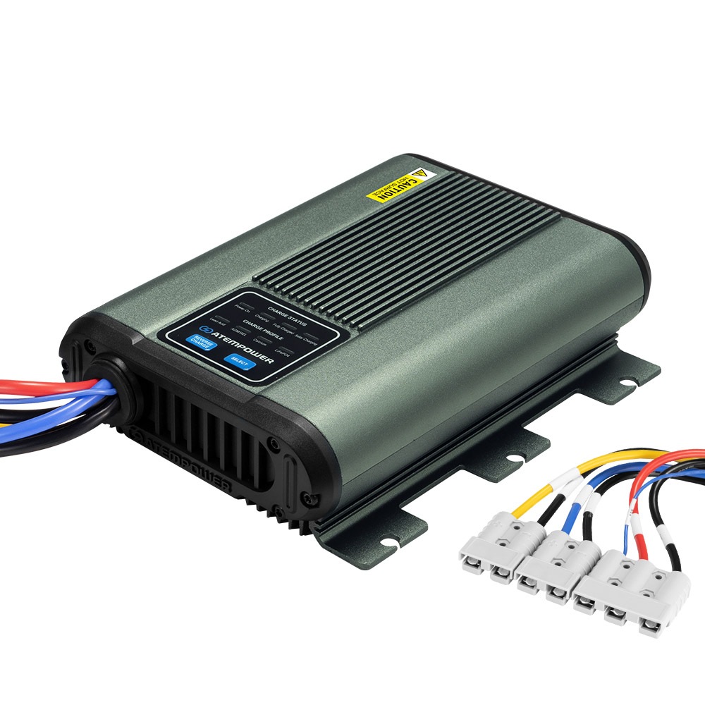 ATEM POWER 12V 40A DC to Battery Charger MPPT Dual Lithium