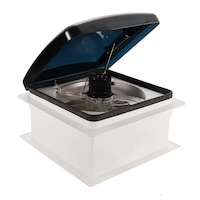 SAN HIMA Caravan Roof Vent Hatch Pop up Fan Vents 12V RV 3 Speed Motorhome Smoke Blue