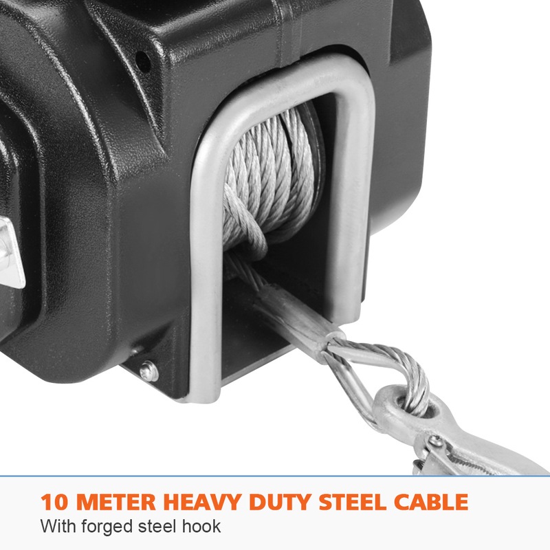 FIERYRED Portable 12V Electric Boat Winch 65000LBS Buy Winches