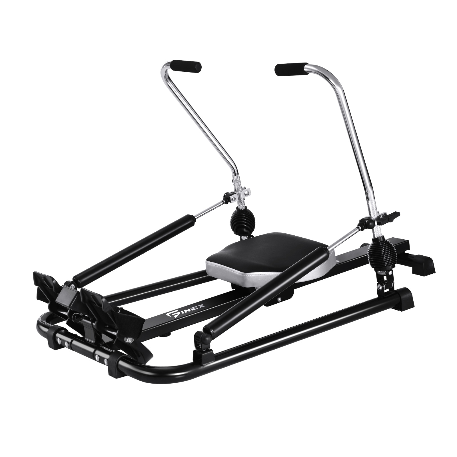 Finex Rowing Machine Rower Hydraulic Resistance Cardio Exercise Australia