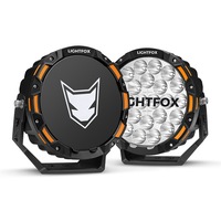 LIGHTFOX 9inch LED Driving Lights Round Spot Lights