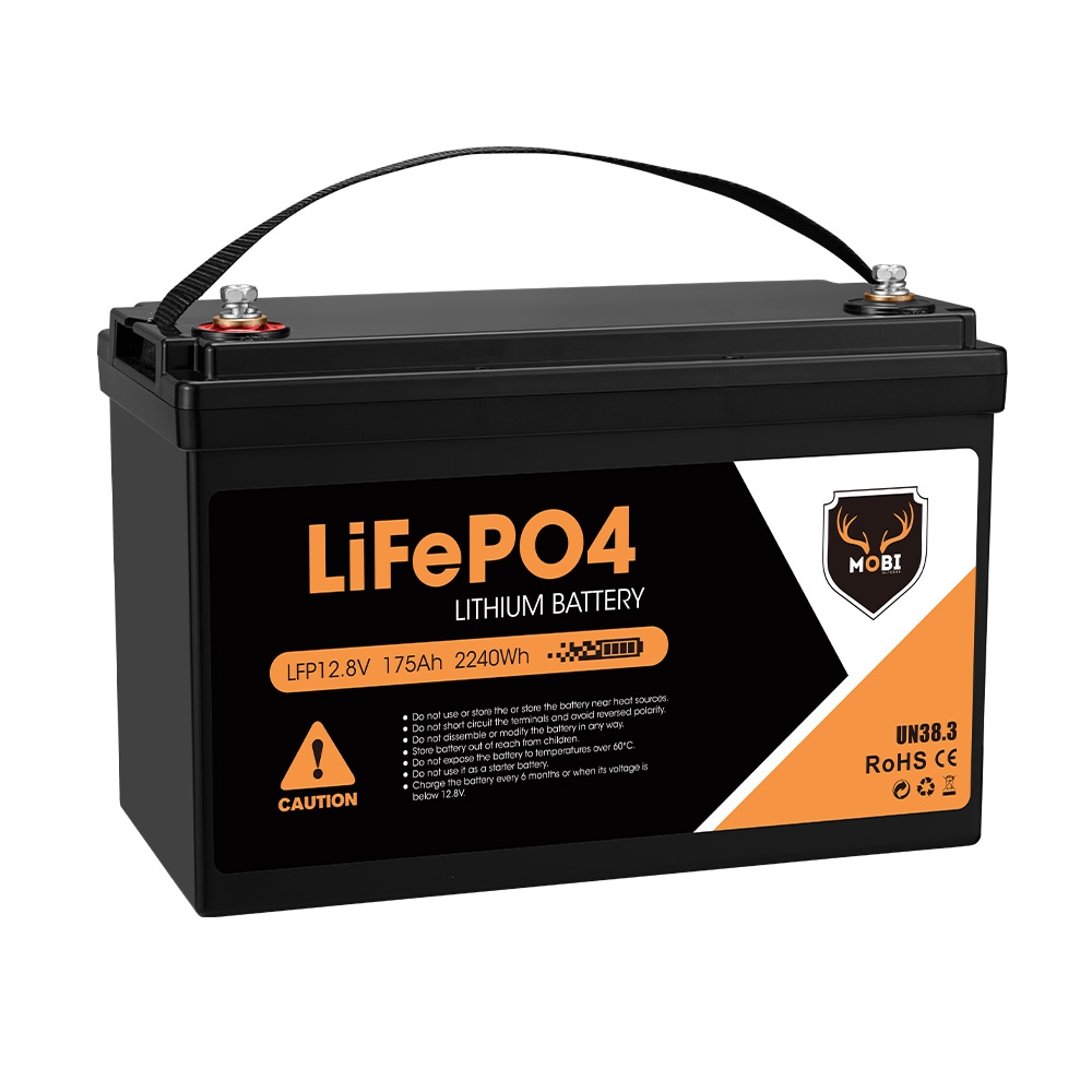 Mobi 175ah Lithium Battery 12v LifePO4 Deep Cycle Camping Solar Fridge  Australia