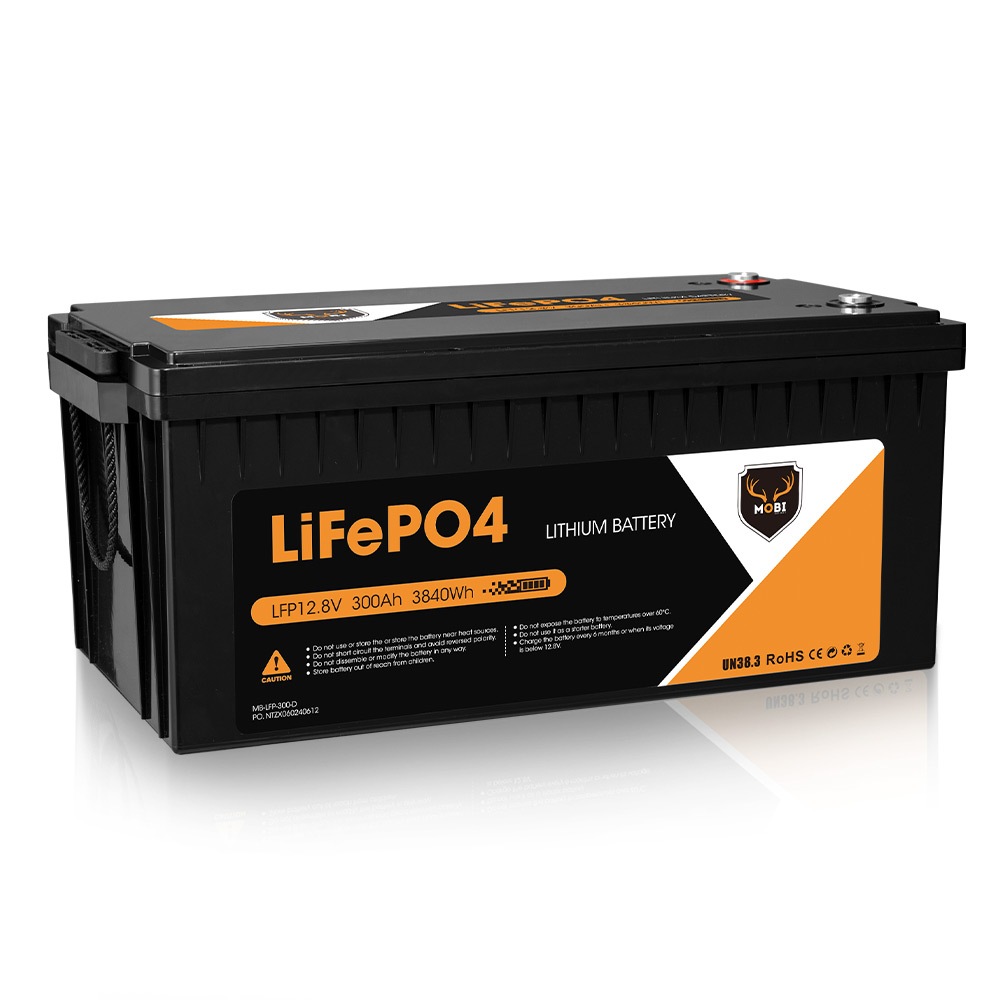 Mobi 300ah Lithium Battery 12v LifePO4 Deep Cycle Camping Solar Fridge Unbranded Australia