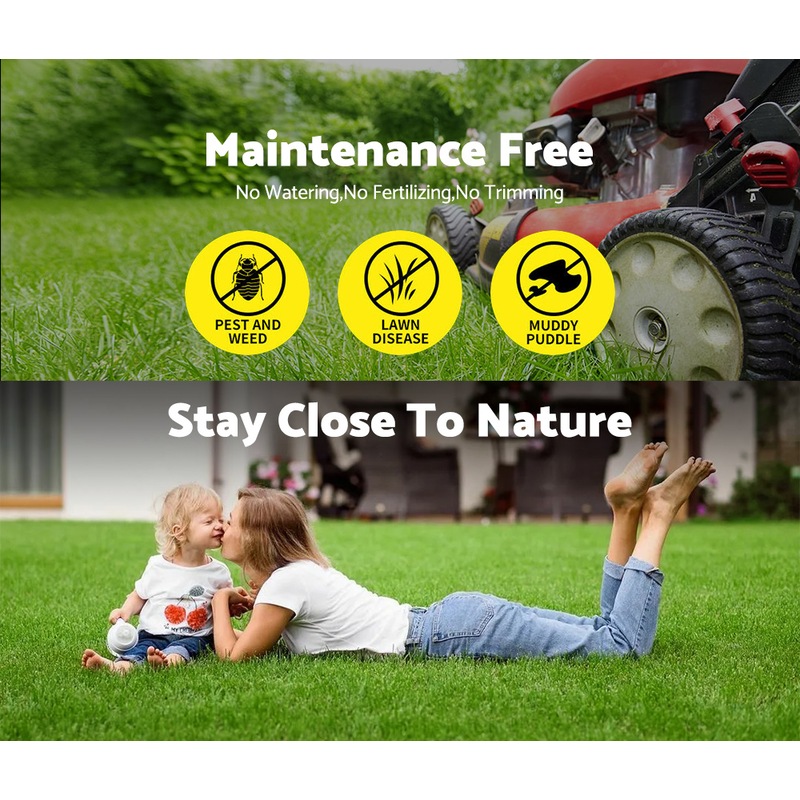 Buy MOBI OUTDOOR Artificial Grass Synthetic Fake Lawn 10SQM Turf