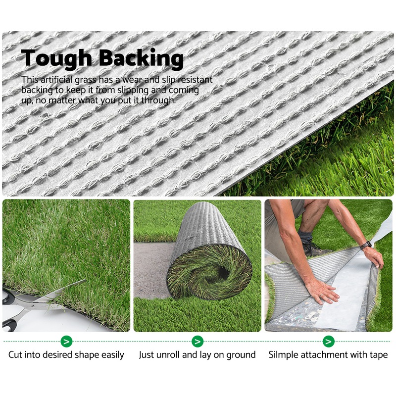 Buy MOBI OUTDOOR Artificial Grass Synthetic Fake Lawn 10SQM Turf