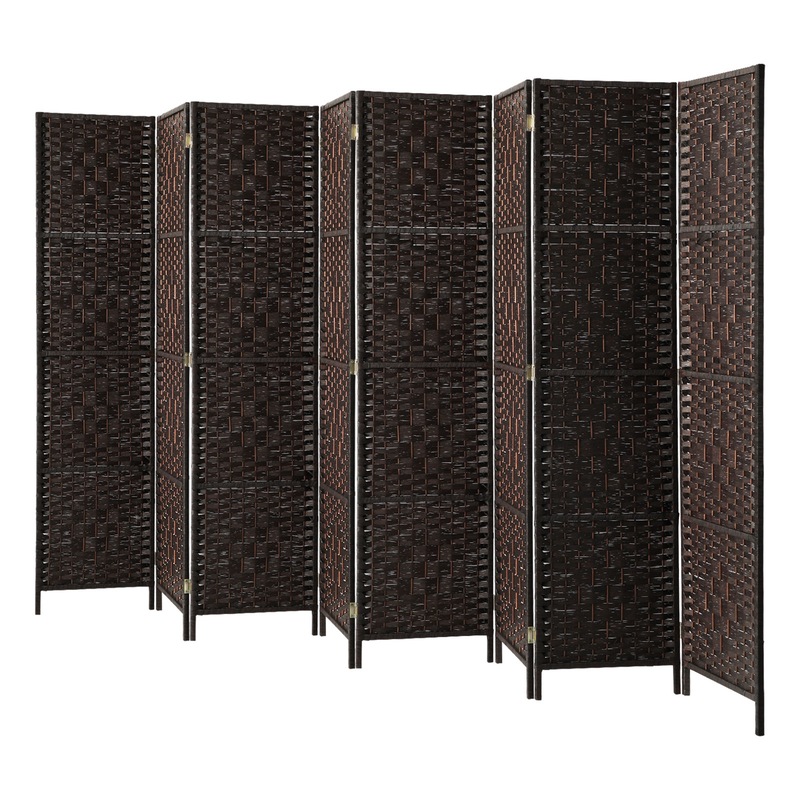Buy Oikiture 4/6/8 Panel Room Divider Privacy Screen Dividers Woven