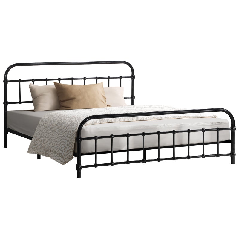 Buy Oikiture Metal Bed Frame Queen Double King Single Size Bed Base Platform Mydeal 