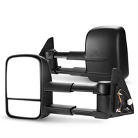 SAN HIMA Pair Towing Extendable Mirrors for Toyota Prado 120 Series 2002-2009