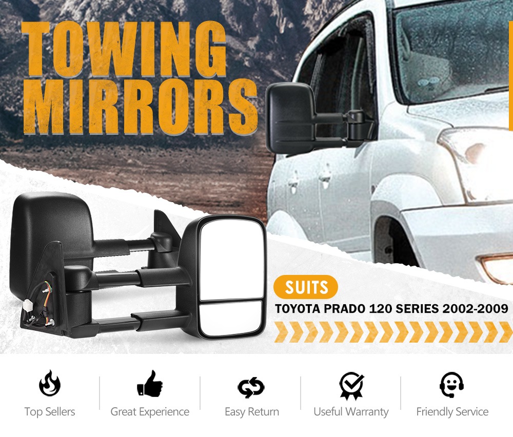 prado 120 towing mirrors