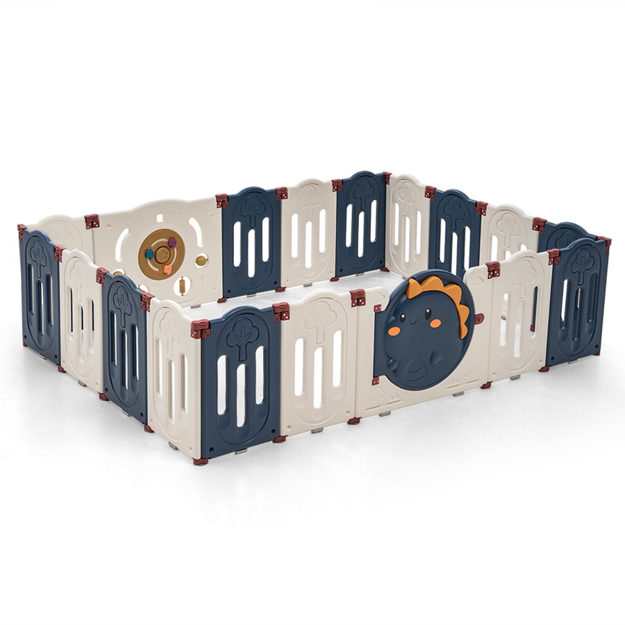 Playpals 18 panels Baby Playpen Kids Large Safety Gate Toddler Fence Child Play