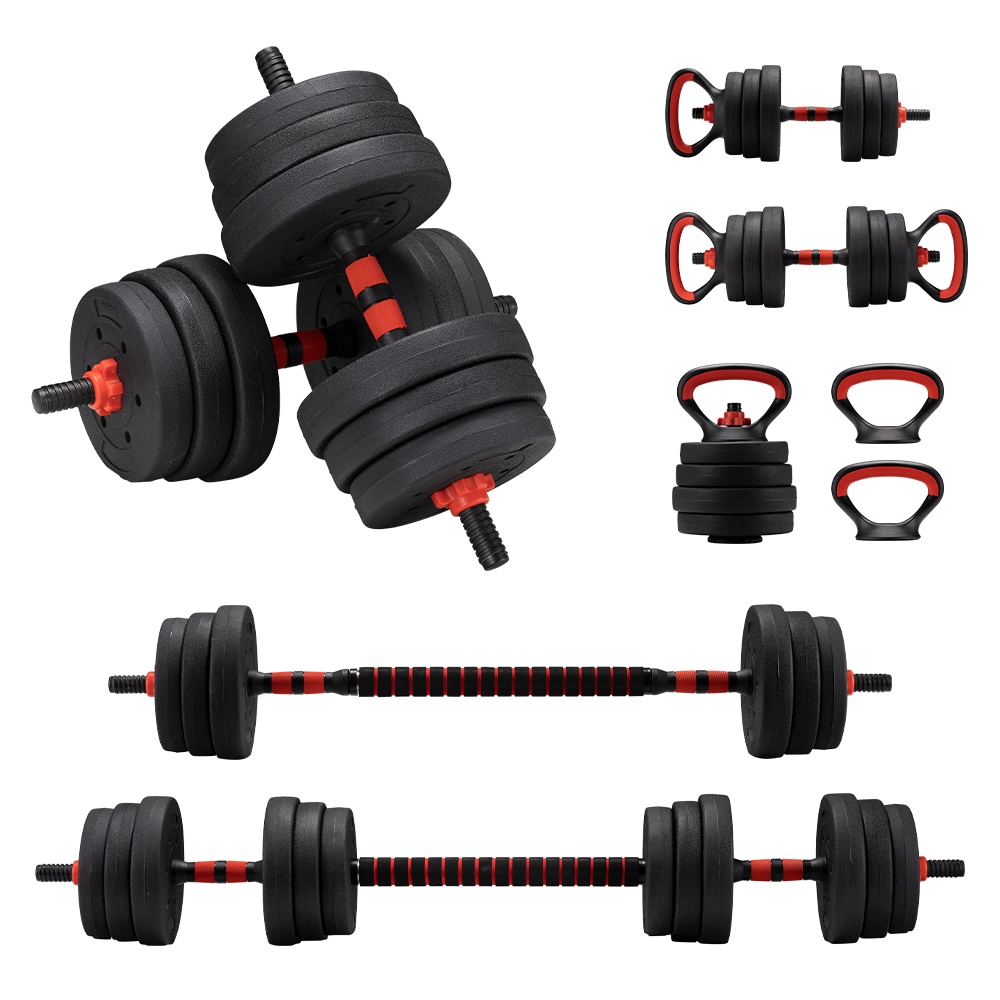 ProPulse 25KG Adjustable Dumbbell Barbell Set Home Gym Weights Exercise Australia