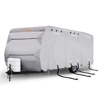 SAN HIMA Heavy Duty 22-24ft 4 Layer Caravan Campervan Cover UV Carry bag