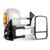 SAN HIMA Chrome Towing Mirrors Extendable for Holden Colorado RG MY2013-MY2020
