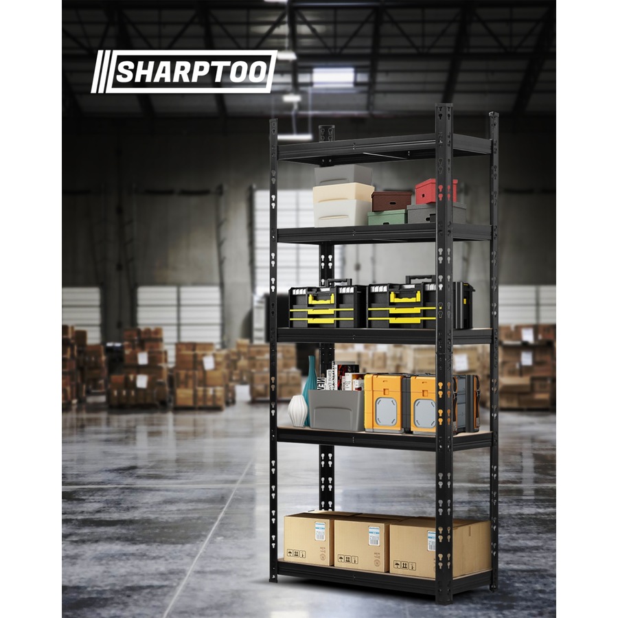 Buy Sharptoo 4x1.5m Garage Shelving Shelves Warehouse Storage Rack ...