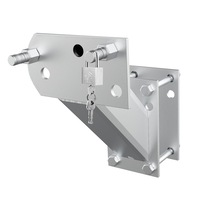 MOBI Spare Wheel Carrier Bracket Tyre Holder Trailer Caravan Boat Lock