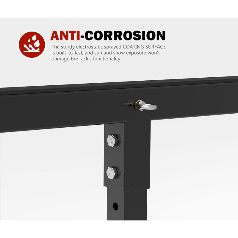 SAN HIMA Tow Bar Ladder Rack Roof Rack Canoe/Kayak Carrier for Nissan