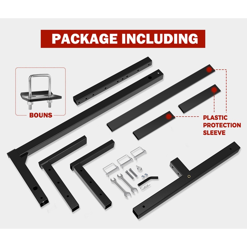 SAN HIMA Tow Bar Ladder Rack Roof Rack Canoe/Kayak Carrier for Nissan