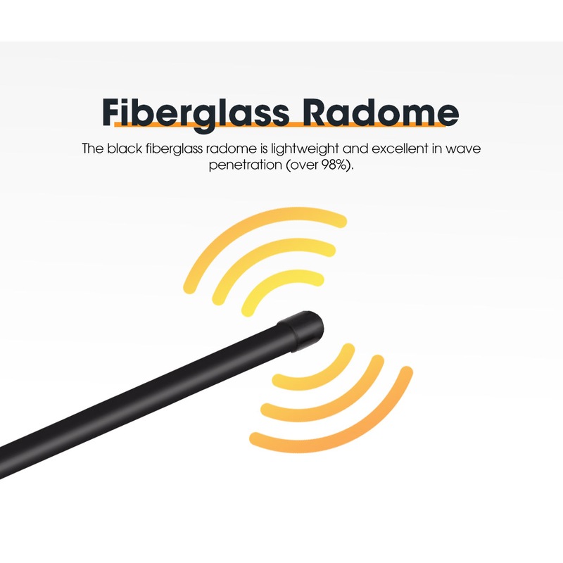 Hi Gain Black Uhf 5Db Fibreglass Cb Antenna 720Mm Height For Gme Uniden  Oricom | Buy Vehicle Antennas - 9356307000603