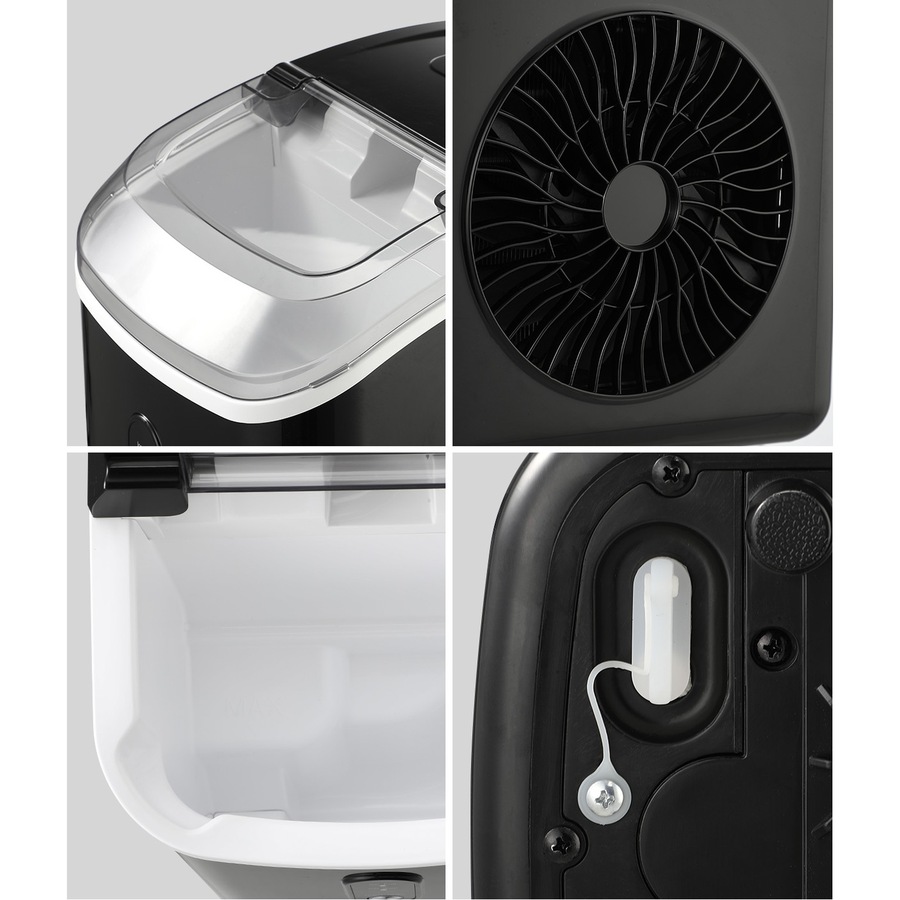 Vevare Nugget Ice Maker Portable Machine 15kg Ice Cube Tray Bar Countertop Black