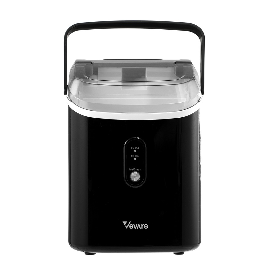 Vevare Nugget Ice Maker Portable Machine 15kg Ice Cube Tray Bar Countertop Black