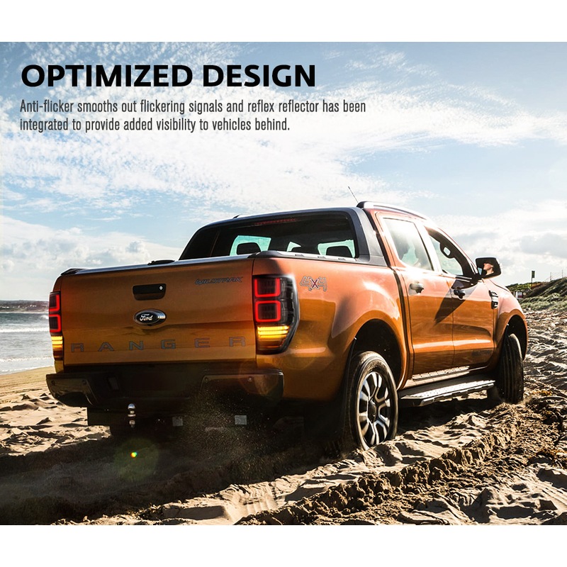 VLAND VLAND LED Headlights + LED Tail Lights for Ford Ranger 2015-2020 ...