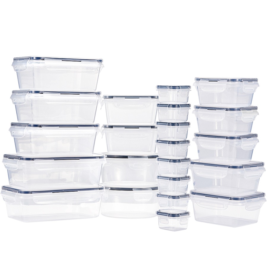 ZUNI 24 PCS Food Storage Containers BPA-Free Leak Proof with Labels & Pen