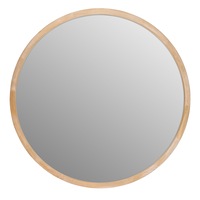 TINA 60cm Light Solid Wood Mirror