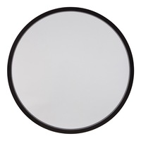 TINA 80cm Black Solid Wood Mirror