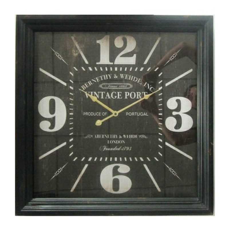 Buy Large Metal Industrial Vintage Port Wall Clock MyDeal