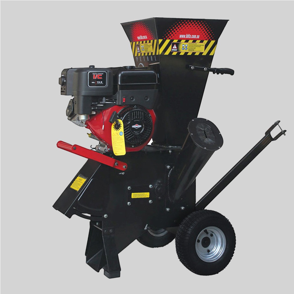 BBT 13.5hp Petrol 420cc Briggs & Stratton Electric Start Garden Wood Mulcher/Chipper 
