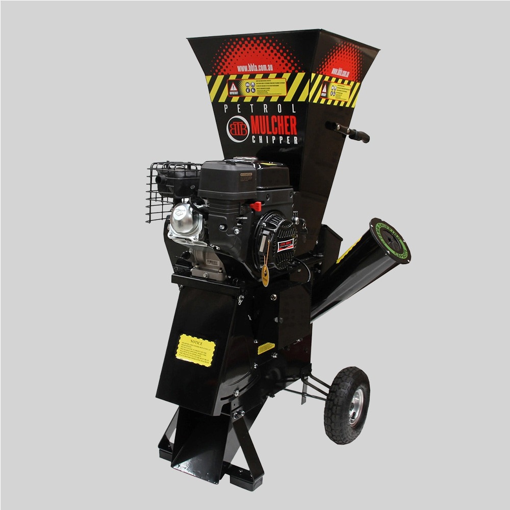 BBT 7hp Petrol 208cc Electric Start Garden Wood Mulcher/Chipper  2yrw Unbranded