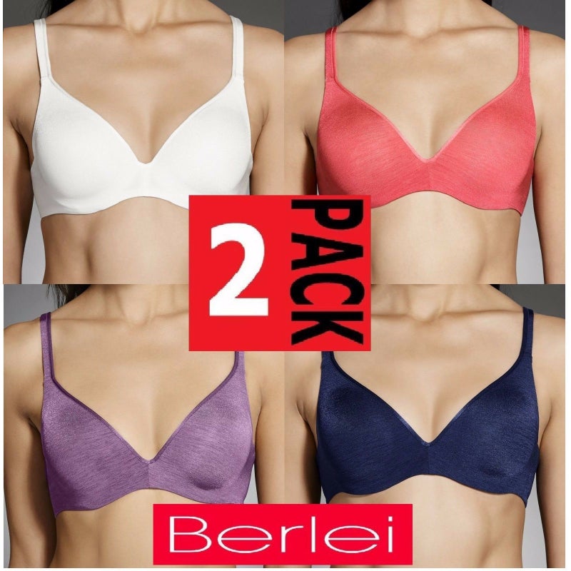 Buy 2 X Berlei Barely There Bras Contour Underwire Bra Womens Pack - A B C  D Dd E - MyDeal