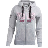 2 X Everlast Womens Grey Heritage Zip Hoodie Jacket