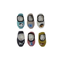 3 Pairs X Baby Kids Toddler Footlets Animals Boys Girls Cotton Anti Slip Socks