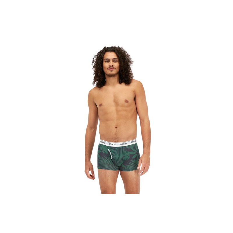Buy 5 X Bonds Guyfront Trunk Mens Underwear Trunks Dark Grey Green