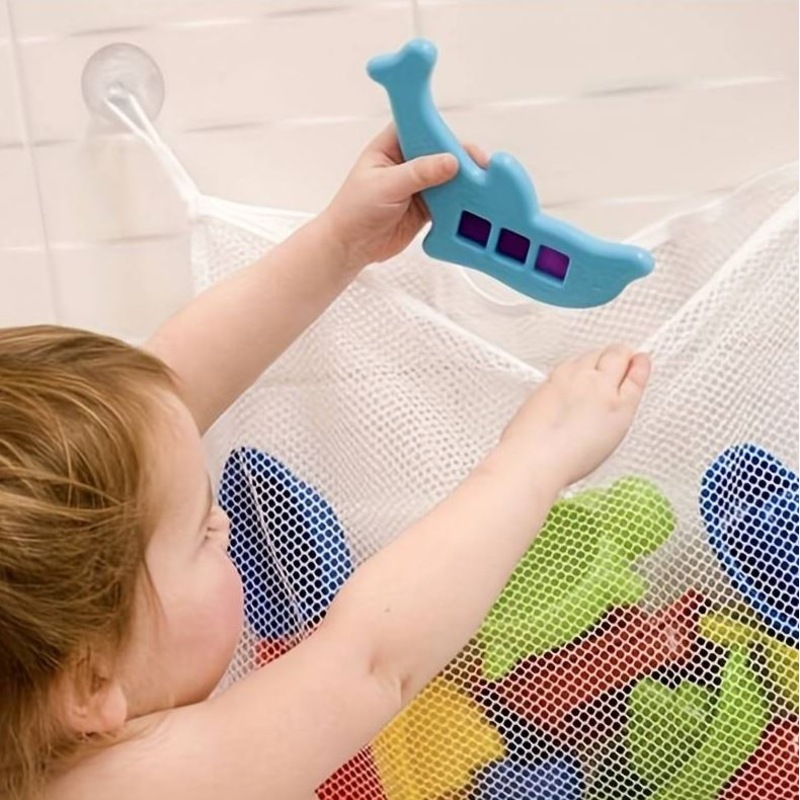 Buy 5 X White Baby Kids Bath Toys Holder Organiser Kitchen Storage