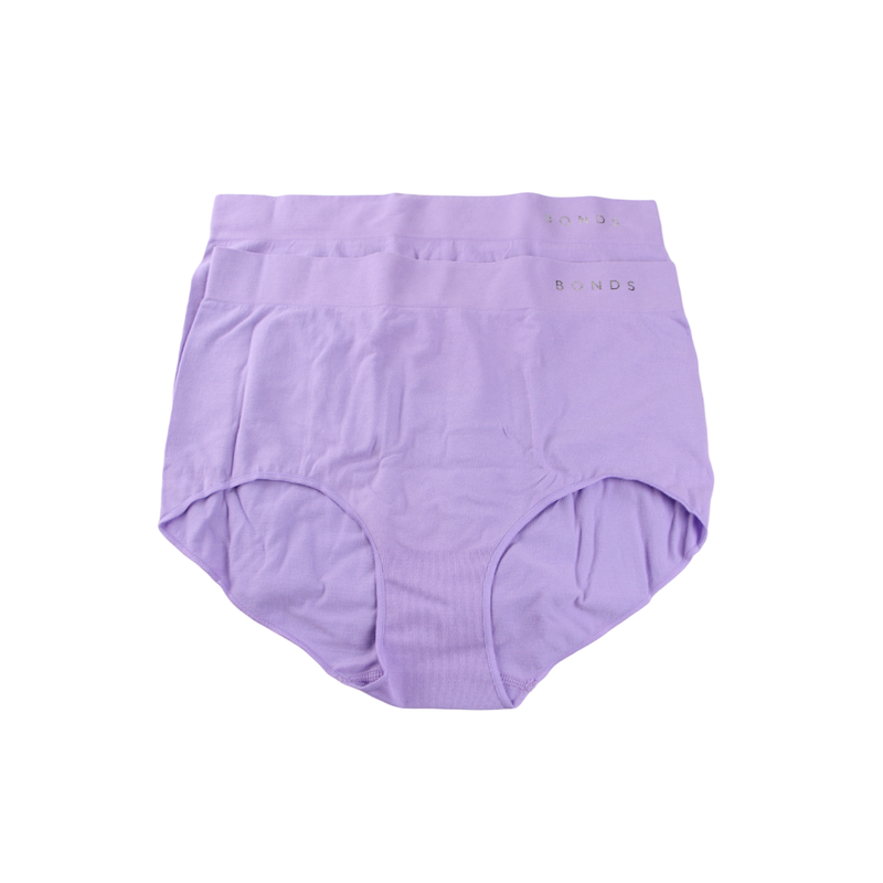 Buy 8 Pairs X Bonds Womens Seamless Full Brief Underwear Violet - MyDeal