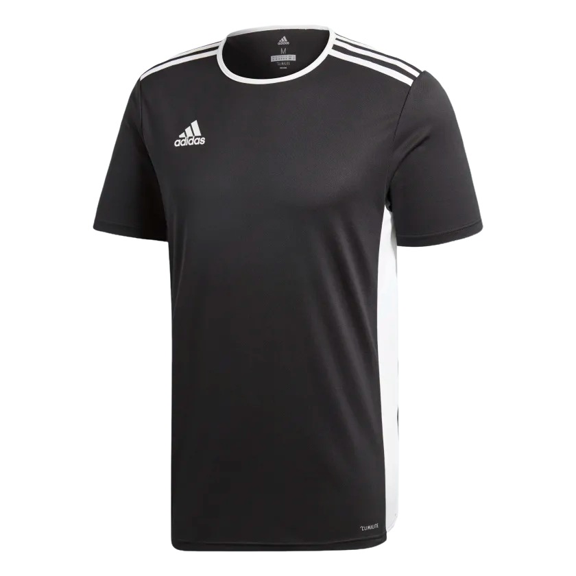 Adidas Mens Entrada 18 Black/White Football/Soccer Athletic Jersey Australia