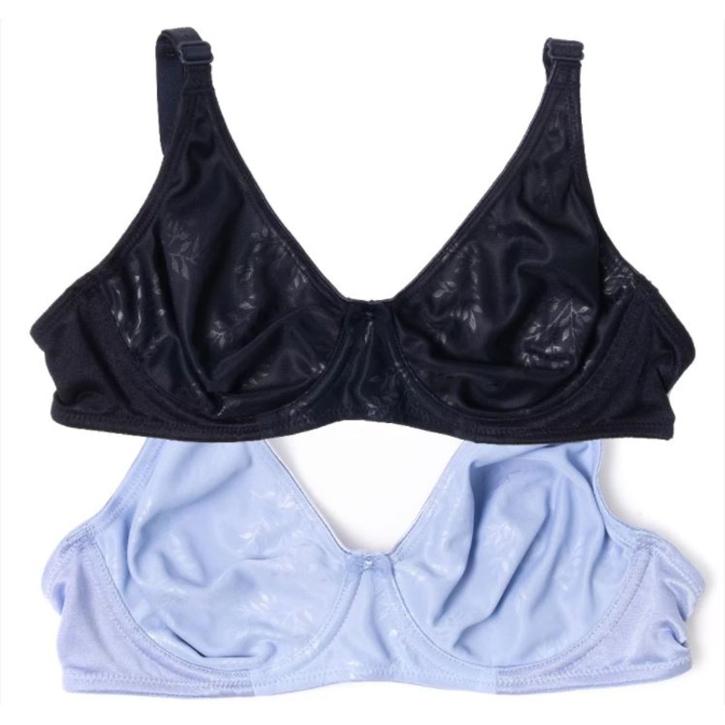 Buy Berlei Sweatergirl 2 Pack Underwire Bras Light Blue Navy 96L MyDeal