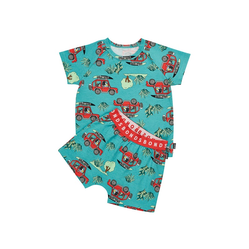 Buy Bonds Baby Kids Sleep Set Sleepwear Road Trip Bluey Noosa MyDeal