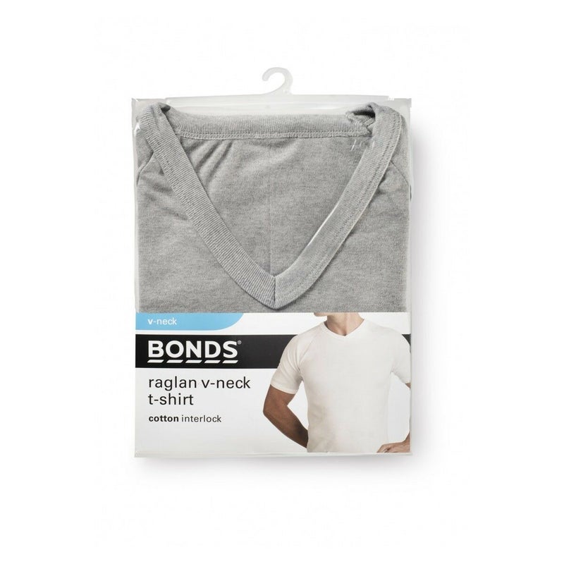 Bonds Raglan Short Sleeve T-Shirt In White